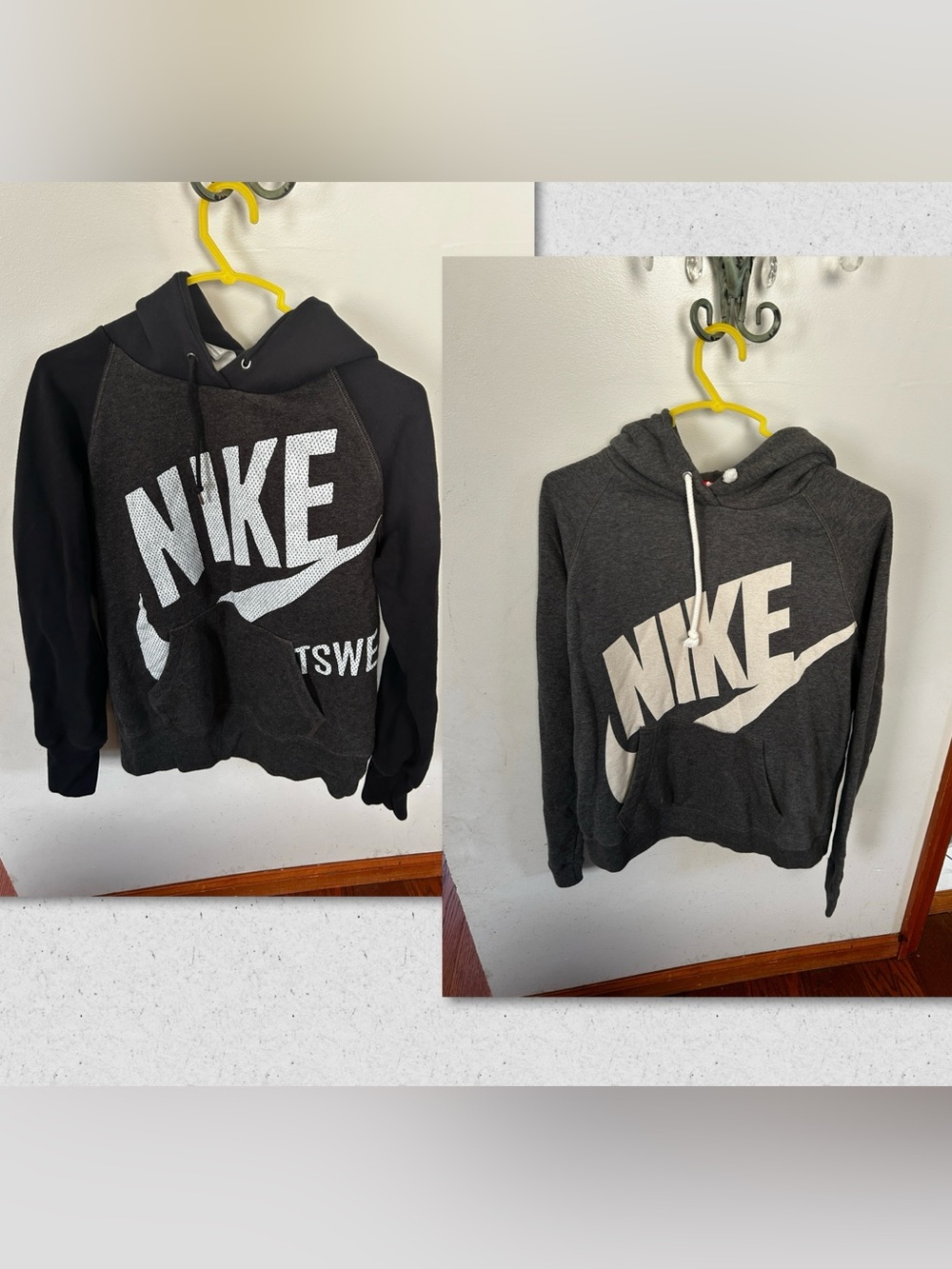 Nike Women’s Medium Hoodie Bundle 2 Pack Oversized Logo Swoosh